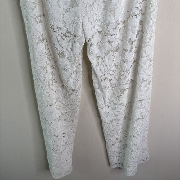 CAMI NYC Ivory Lace Pant Set - Picture 7 of 10